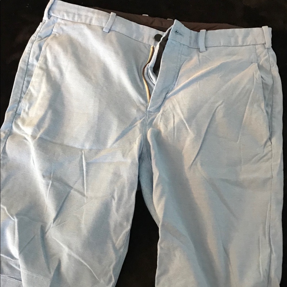 Men’s light blue lululemon golf shorts
